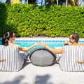 Lux Pouf pool float center table or seat