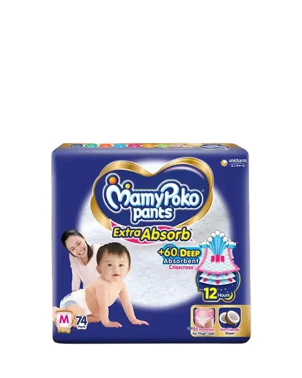 MamyPoko Pants Extra Absorb M-74'S