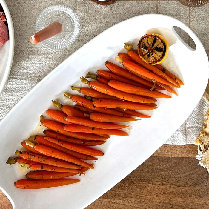 Maple-Glazed Roasted Heirloom Carrots | Serves 4