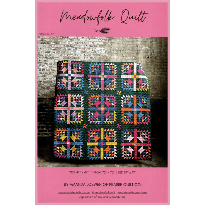 Meadowfolk Quilt | Paper Pattern