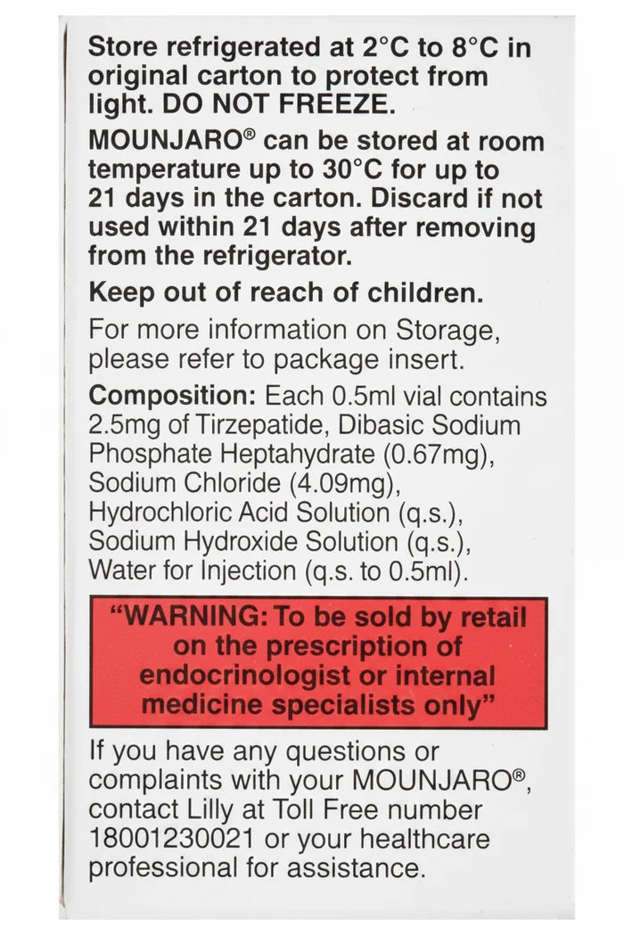 Mounjaro 2.5mg Solution for Injection