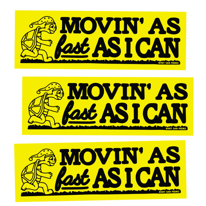 Movin Sticker by Hey San Pedro