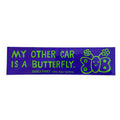 My other car is a butterfly bumper sticker - Rebeca Raney