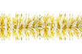 Mylar Stuffed White and Gold 6" Garland