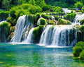 Natural Waterfall Paint by Diamonds