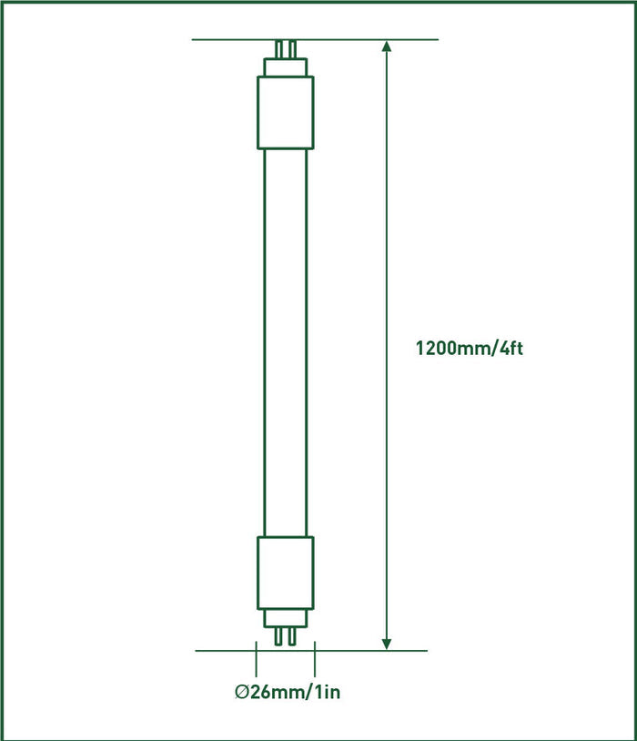 NSF certified - LED Tube Bulb - T8 4ft -50GT