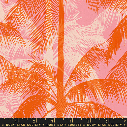 Poolside Palms in Sorbet | Poolside Too CANVAS