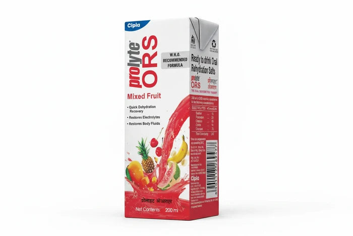 Prolyte ORS Mixed Fruit Flavour Energy Drink, 200 ml