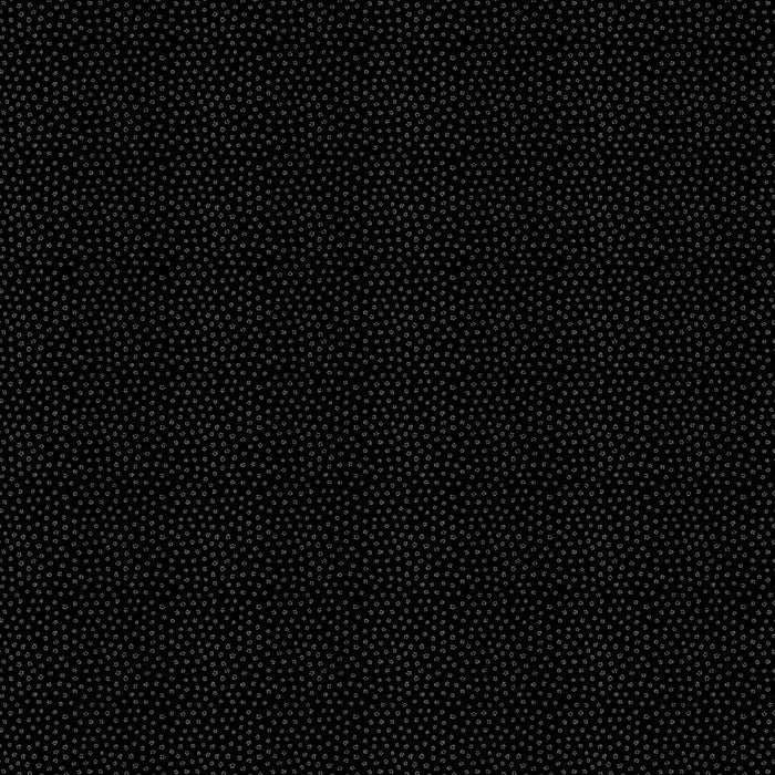 Rayon: Ditsy in Black | Nature Trail