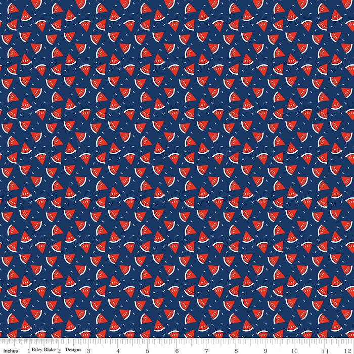 Remnants of Watermelon in Navy | Red, White, & Bang!