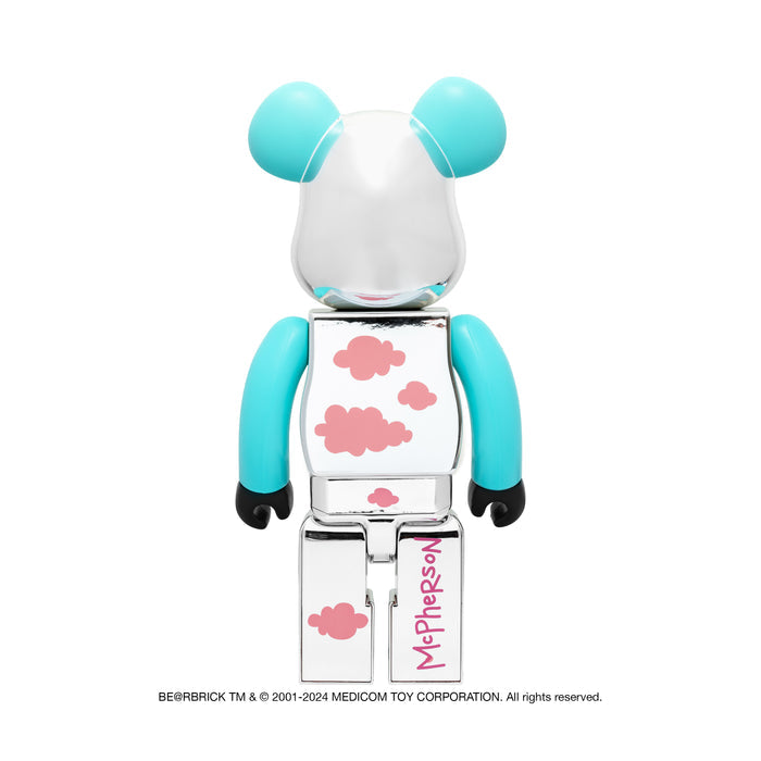 The back of the Silver Linings BE@RBRICK by Tara McPherson and Medicom Toy