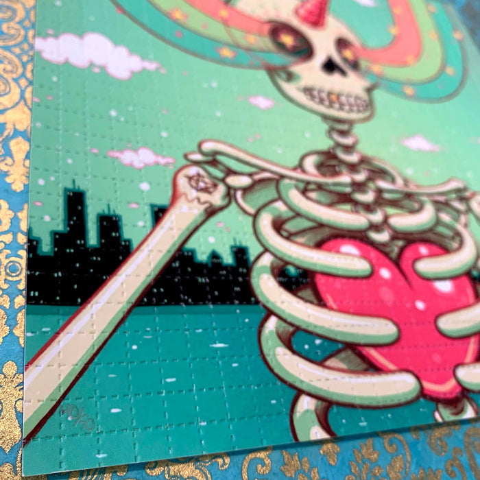 Skeleton Heart : Blotter Edition