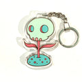 Skullflower Keychain