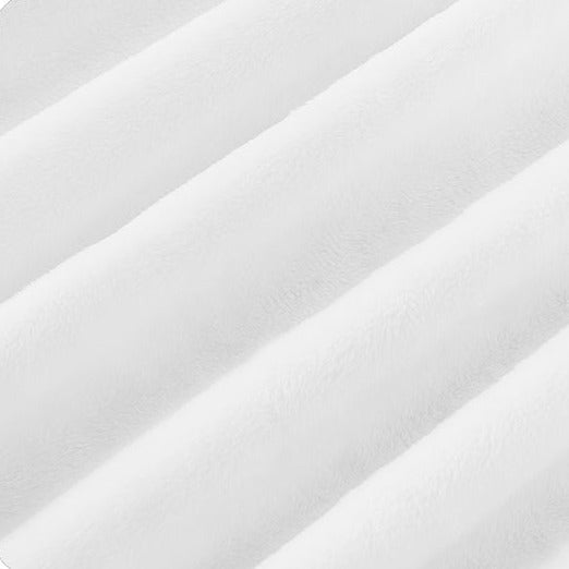 Snow | Extra Wide Solid Cuddle Minky