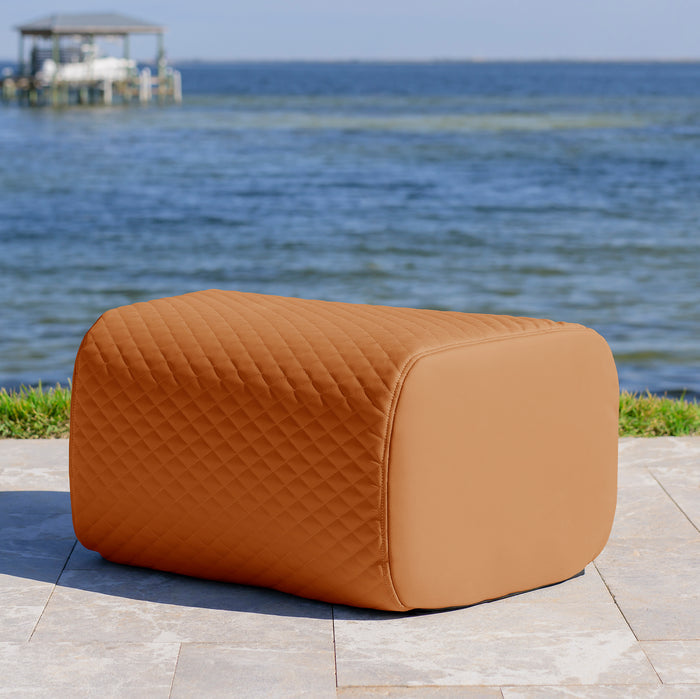 Honey Sand Cool Touch Silicone Stitched Leather