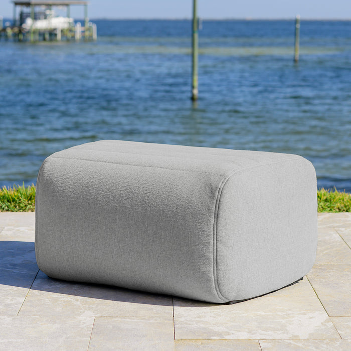 Port Gray Outdoor Performance Linen