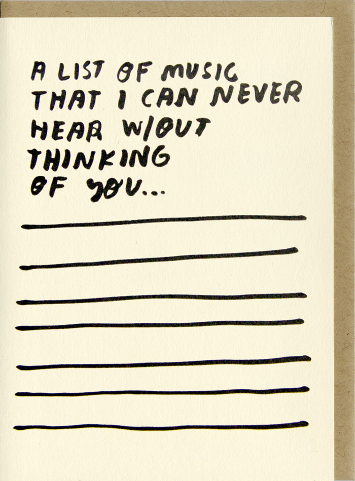 Songs - People Ive Loved