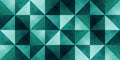 Geometric pattern with green triangles on a textured background