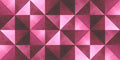 Geometric pattern with pink and dark magenta triangles