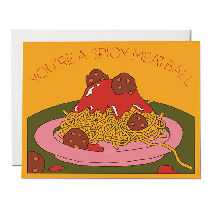 SPICY MEATBALL CARD - Clay Hickson