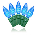 Standard Grade C6 70 Count Blue LED Light Set