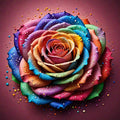 Stunning Colorful Rose