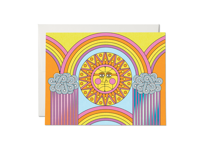 Sun and Rainbows everyday greeting card