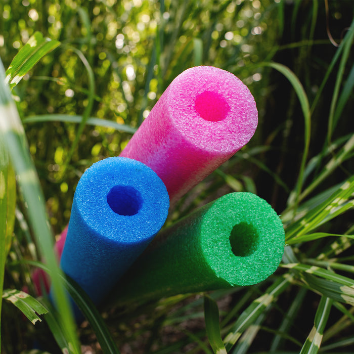 Foam Pool Noodle; pool noodle floats #style_blue-green-pink-20pk