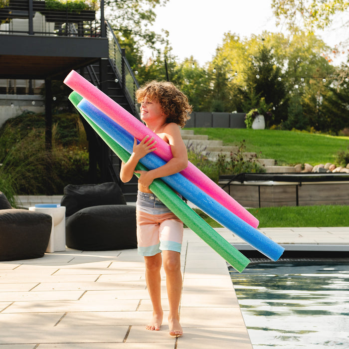Foam Pool Noodle Case of 40 in Green, Blue, Pink #style_blue/green/pink-20pk
