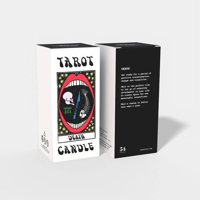 Tarot Candle - Death | Tobacco & Leather | New Beginnings