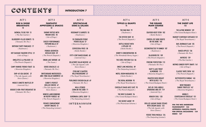 The Wes Anderson Cookbook