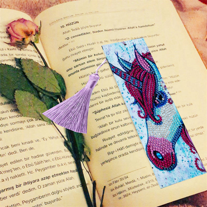Unicorn with Red Hair Bookmark