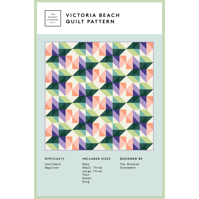Victoria Beach Quilt | Paper Pattern