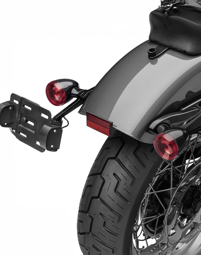 Viking Turn Signal & License Plate Relocation/ Extension Kit For Harley Davidson Softail 2018+ Models on Bike View