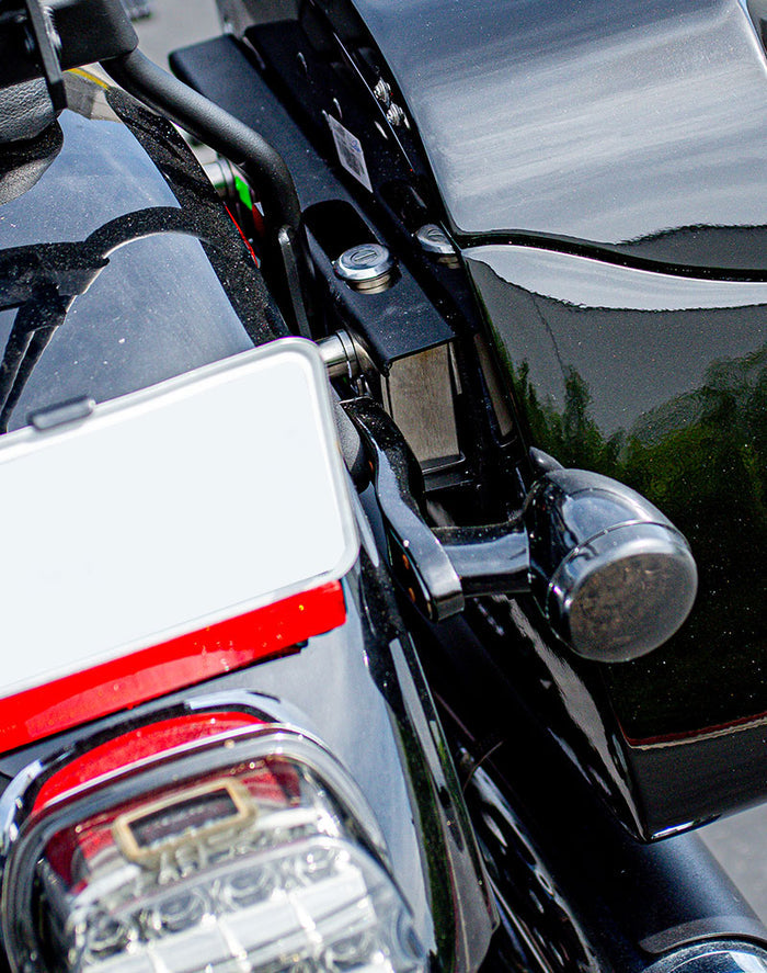 Viking Turn Signal & License Plate Relocation/ Extension Kit For Harley Davidson Softail 2018+ Models v2