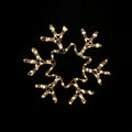 Warm White 18" Ropelit Snowflake with Star