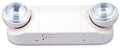 White Emergency Light with Frog Eye Lamps