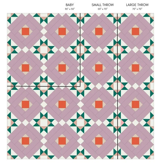 Wild Starflower Quilt | Paper Pattern