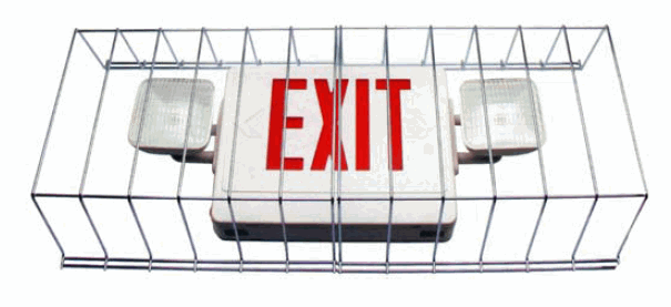 Wire Guard for Large Exit Signs - 29" x 8" x 10"