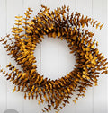 Yellow-Brown Leafy Wreath